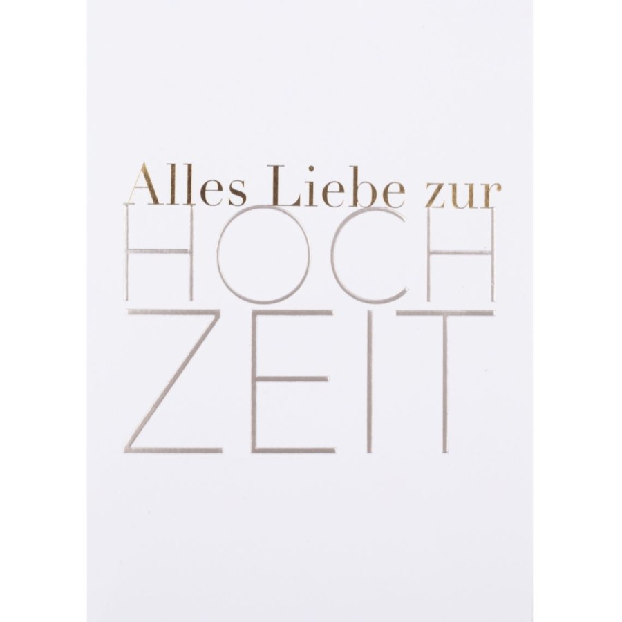 Office Raeder | Gluckwunschkarte "Alles Liebe Zur Hochzeit"