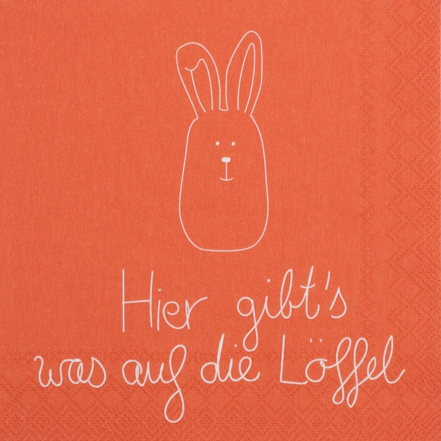 Ostern Raeder | Cocktailserviette "Hier Gibt'S Was Auf Die Loffel"