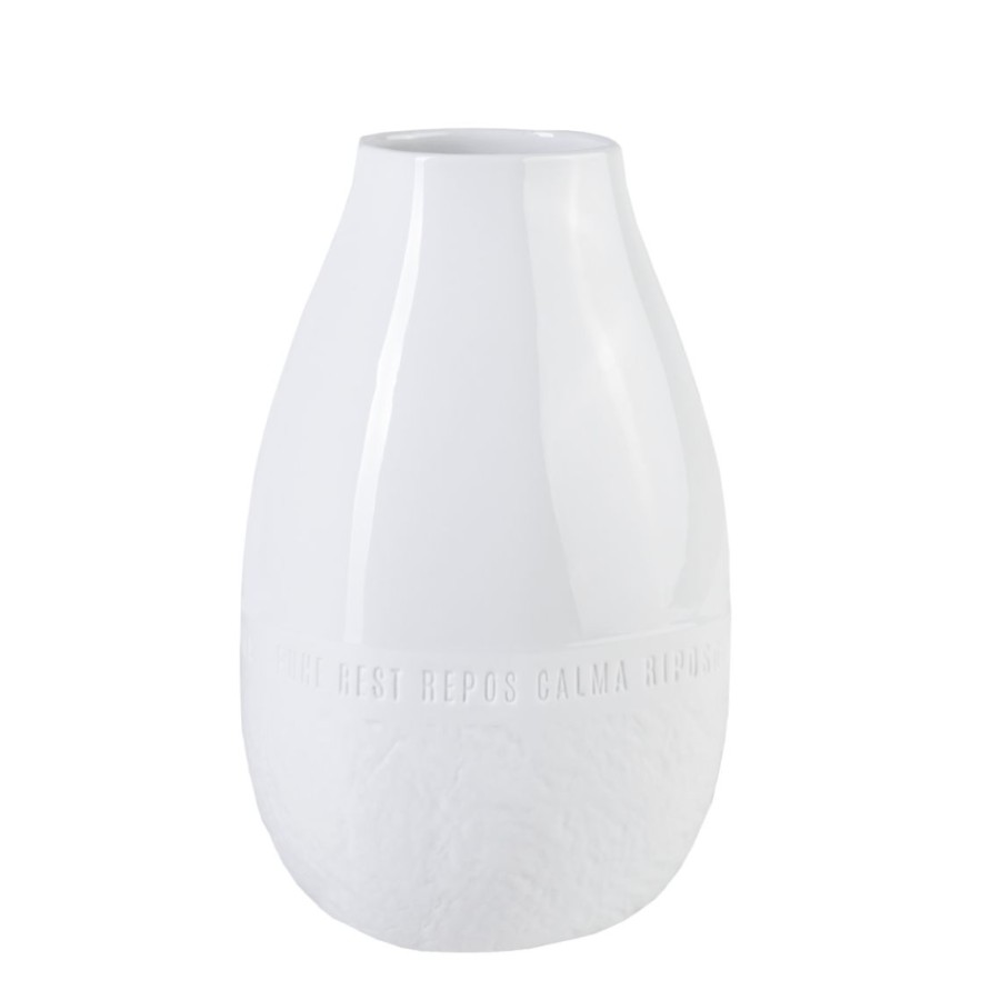 Living Raeder | Freiform. Vase "Ruhe | 5-Sprachig"