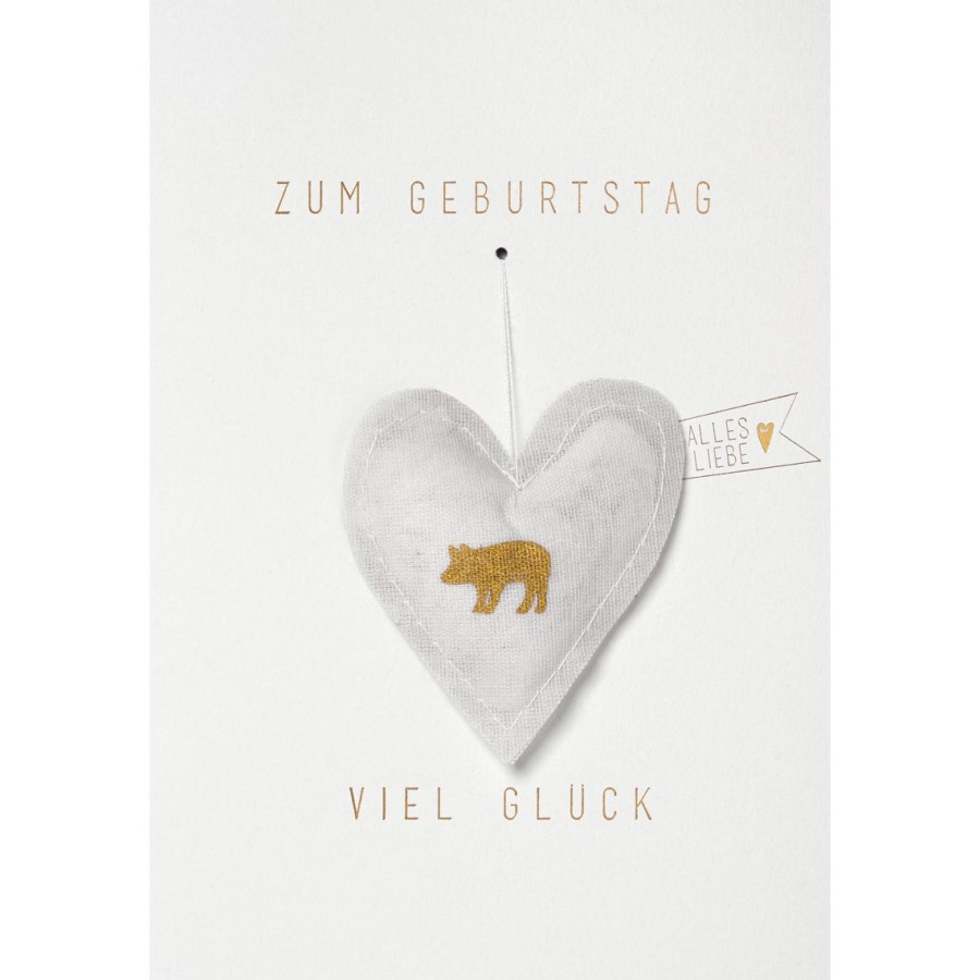 Office Raeder | Gazeanhanger Karte "Zum Geburtstag Viel Gluck"