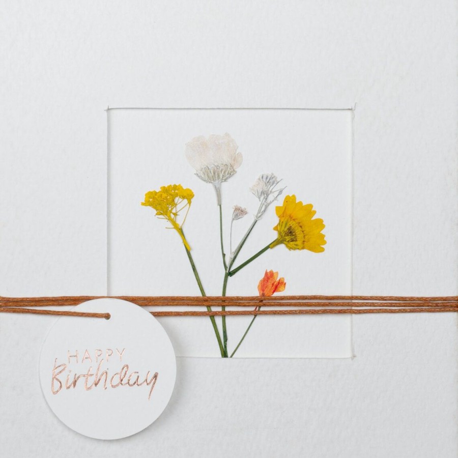 Office Raeder | Blumenpassepartout Karte "Happy Birthday"