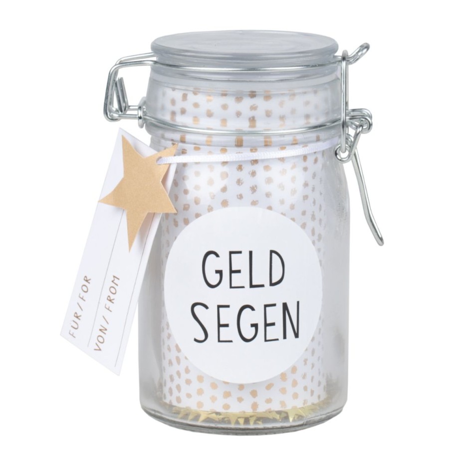 Giving Raeder | Geschenkglas "Geldsegen"