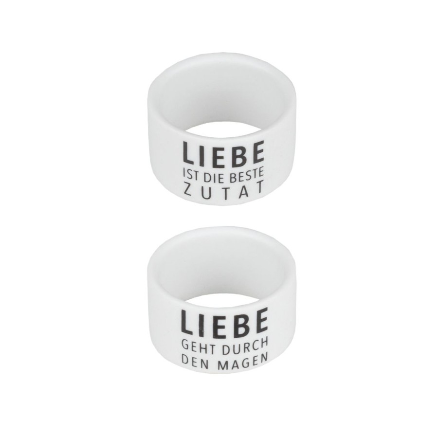 Dining Raeder | Serviettenring. Set Aus 2 "Liebe"