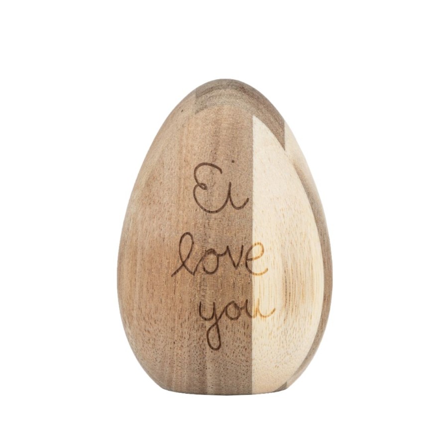 Ostern Raeder | Holzeier "Ei Love You"