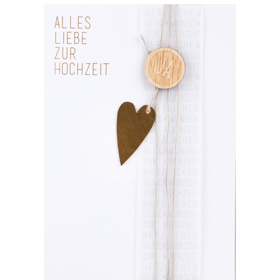 Office Raeder | Wunschkarte "Alles Liebe Zur Hochzeit"