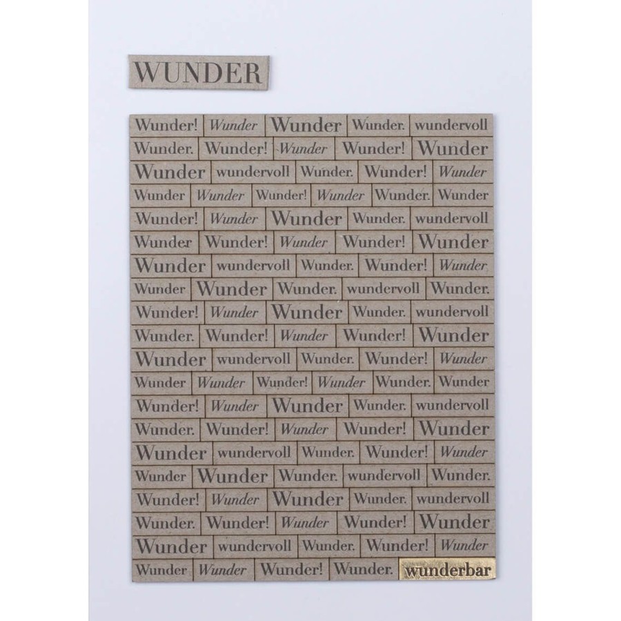 Office Raeder | Worterkarte "Wunder"