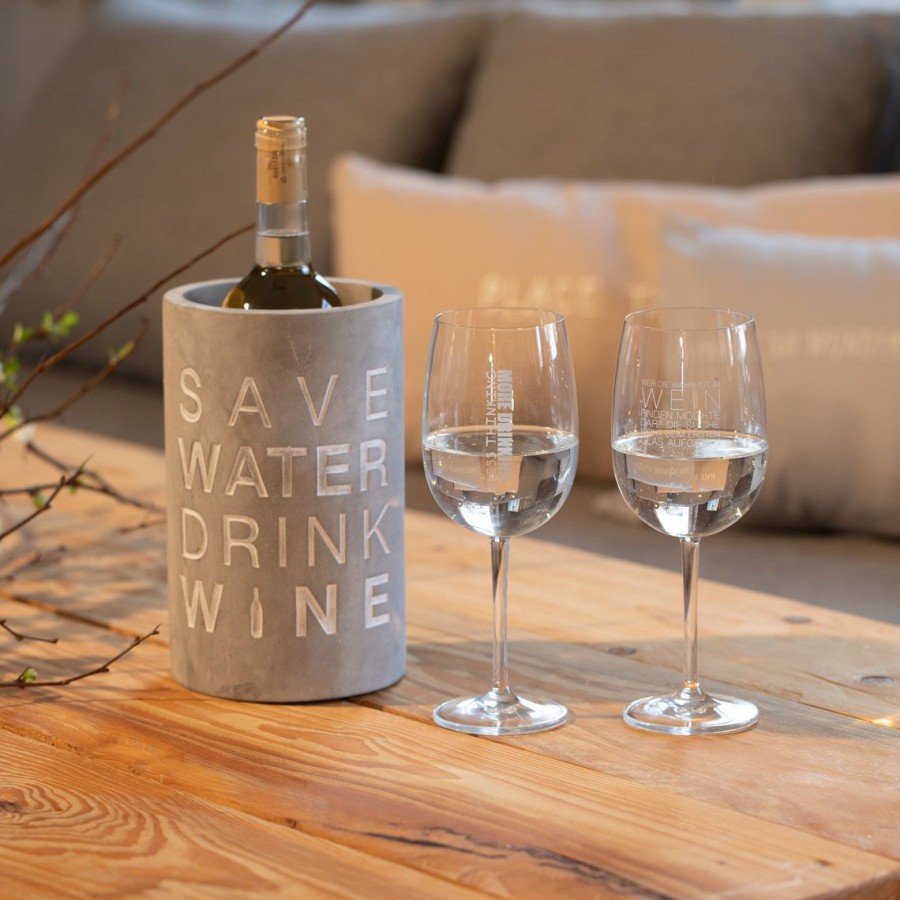 Giving Raeder | Weinkuhler "Save Water Drink Wine"