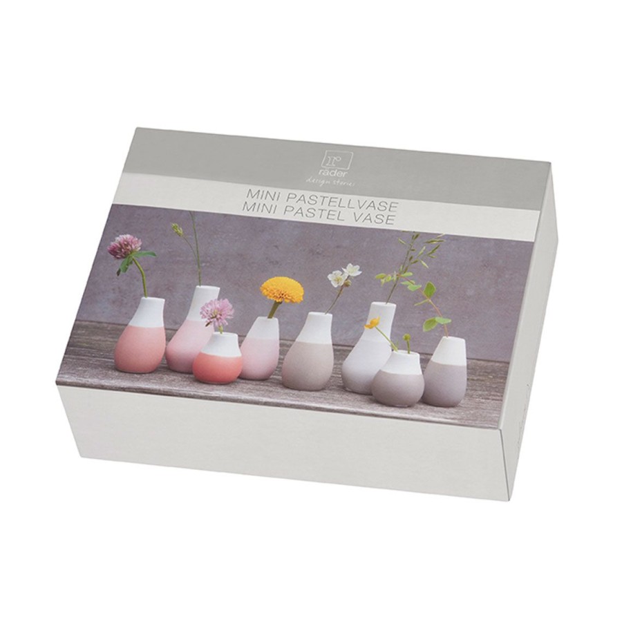 Seasons Raeder | Mini Pastellvasen "Set Aus 4"