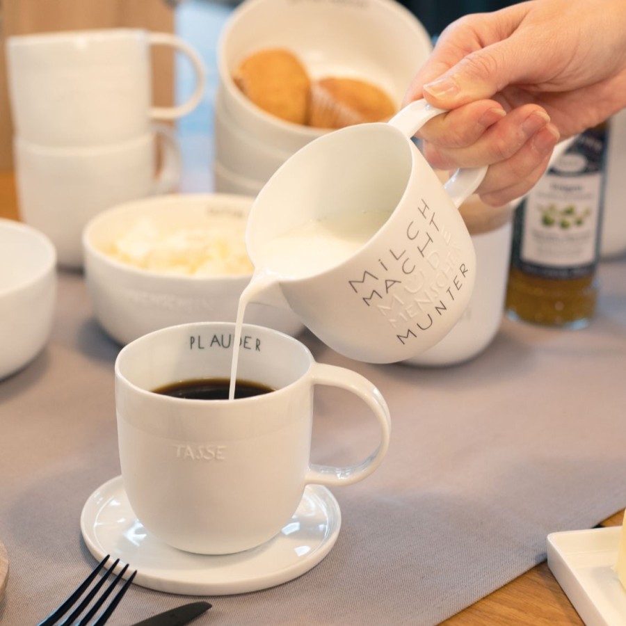 Dining Raeder | Guten Morgen. Milchkannchen "Milch Macht Mude Menschen Munter"