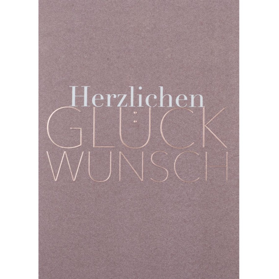 Office Raeder | Gluckwunschkarte "Herzlichen Gluckwunsch"