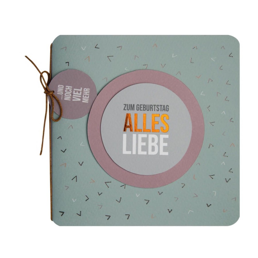 Office Raeder | Mittelpunktkarte "Zum Geburtstag Alles Liebe"