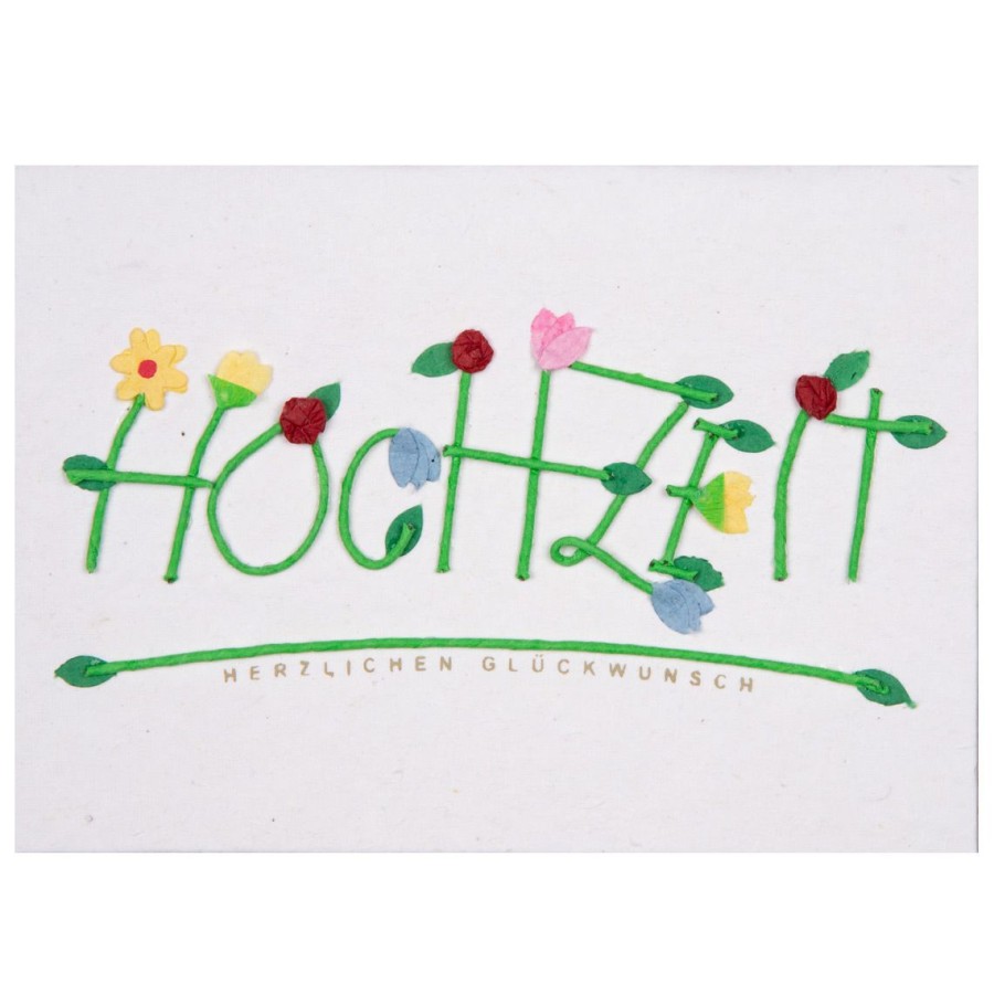 Office Raeder | Schrift Karte "Hochzeit"